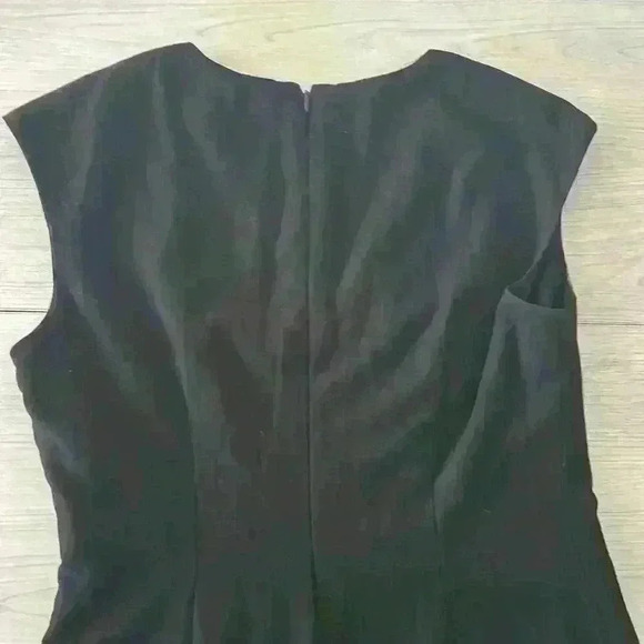 Calvin Klein Black & White Animal Print Knee Length Dress Size 6 - Picture 8 of 11